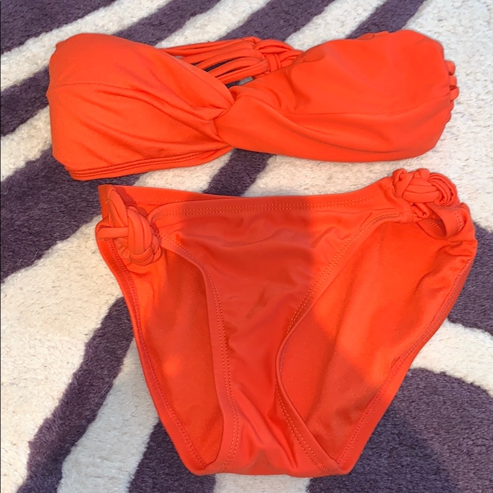 Orange bikini set